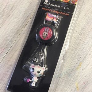 Tokidoki Lanyard & Badge Reel set